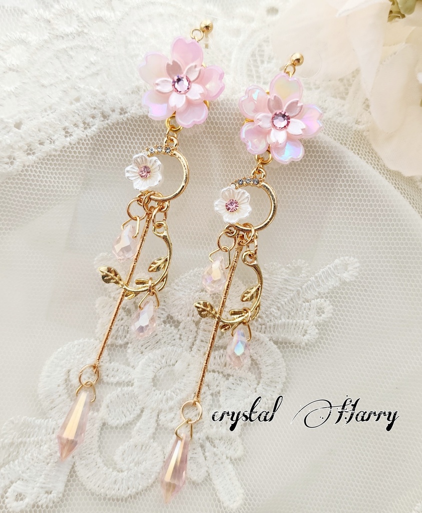 【桜蔦雫の耳飾り】~桜~