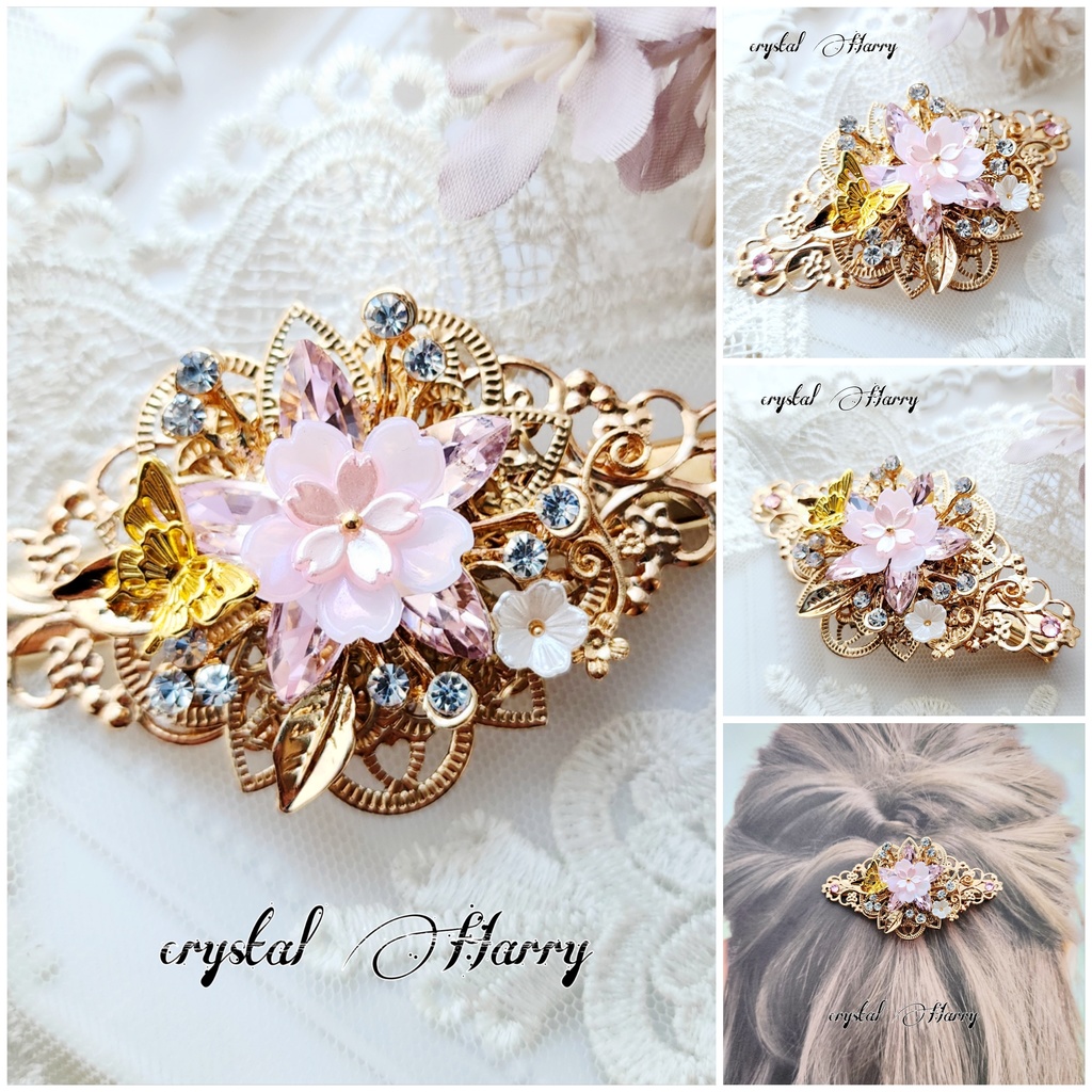 【桜華蝶の髪飾り】~各種~