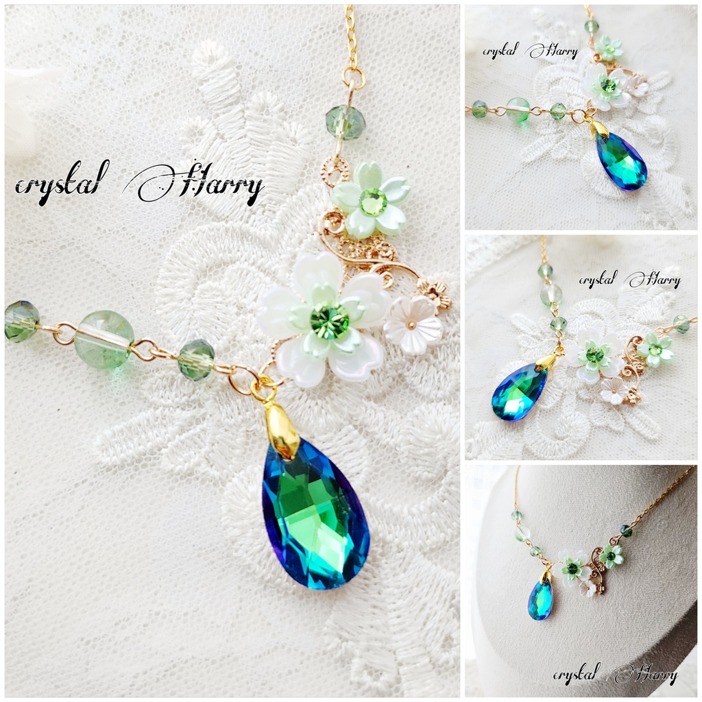 【桜雫宝石の首飾り】～葉桜～