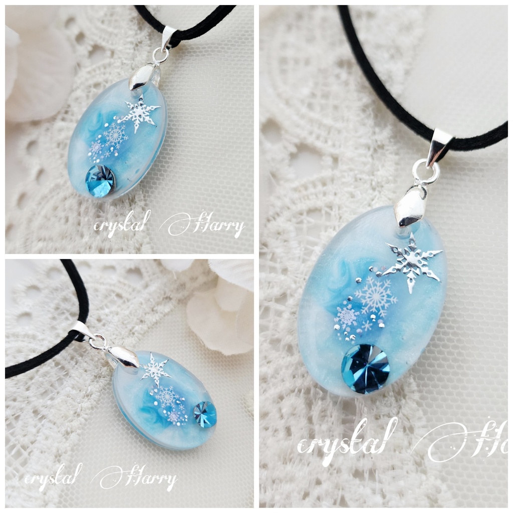 【四季宝珠の首飾り～和雪～】～淡雪～