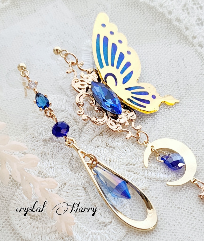 【月宝石蝶の耳飾り】~金夜~