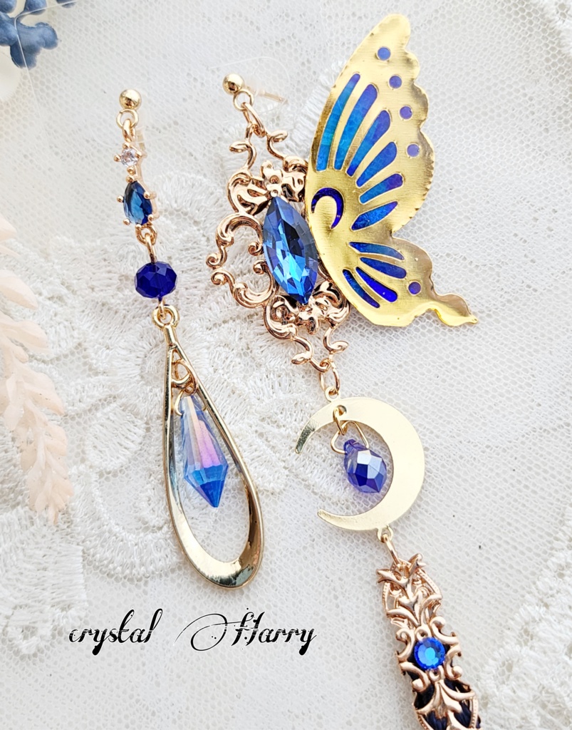 【月宝石蝶の耳飾り】~金夜~