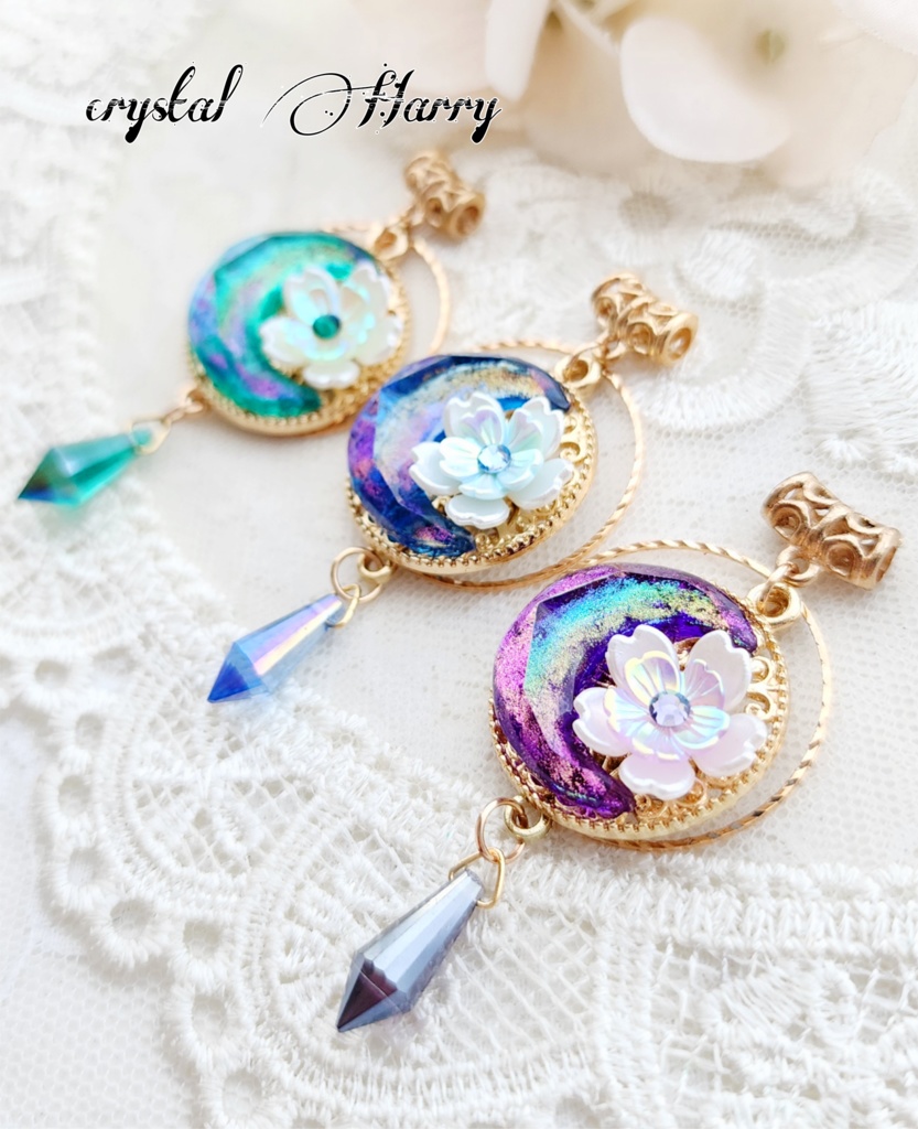 【宝石月花の首飾り】~各種~