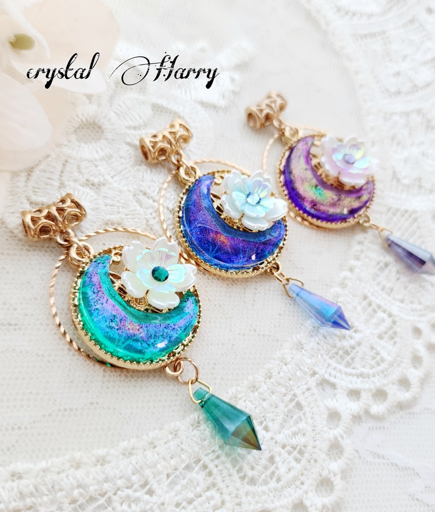 【宝石月花の首飾り】~各種~