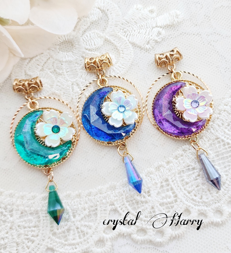 【宝石月花の首飾り】~各種~