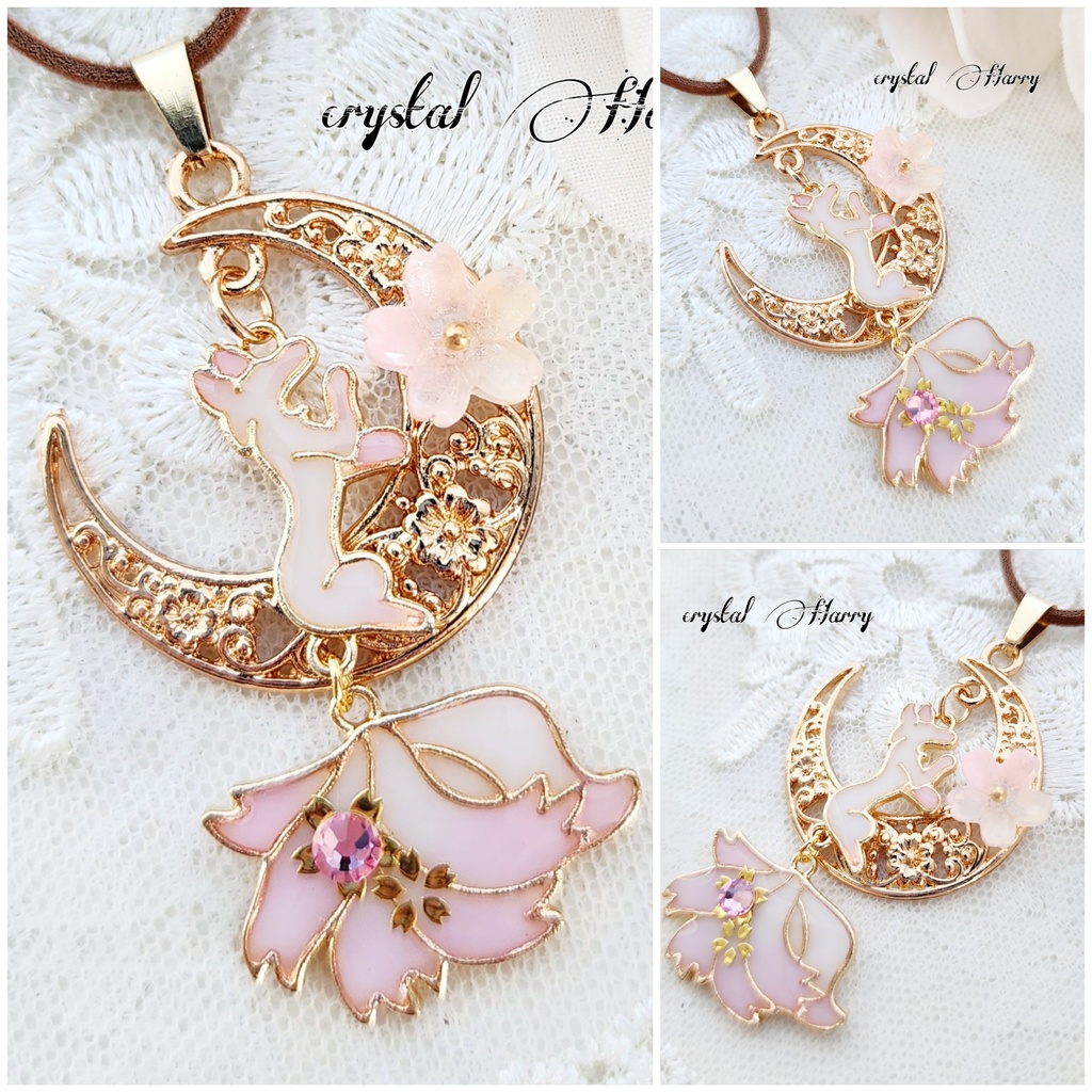 【桜飾りの月狐】~華桜狐~