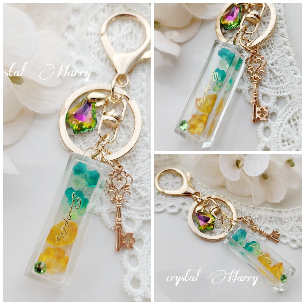 【鉱石琥珀糖の標本箱】~ゴールド各種~