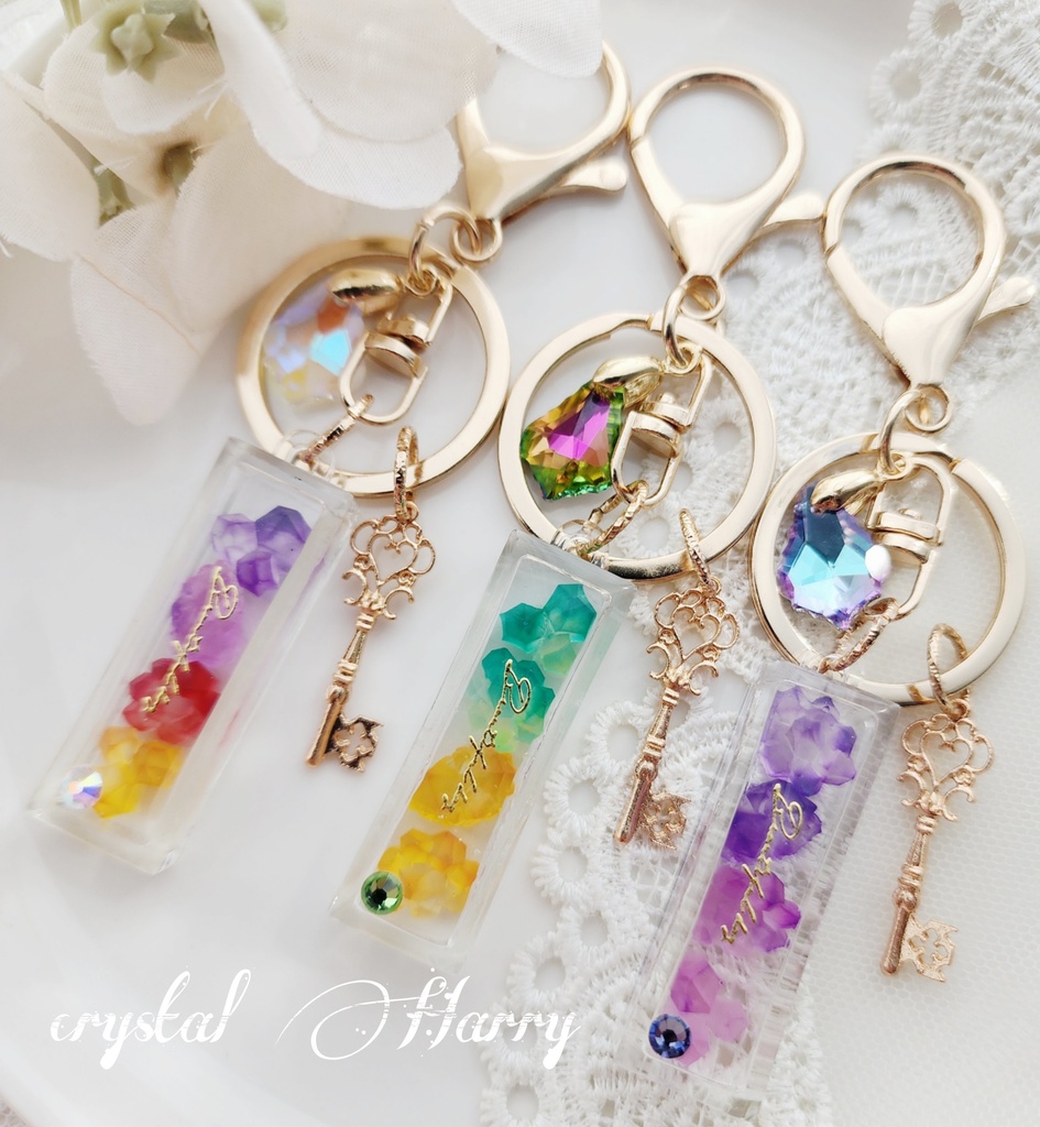 【鉱石琥珀糖の標本箱】～ゴールド各種～