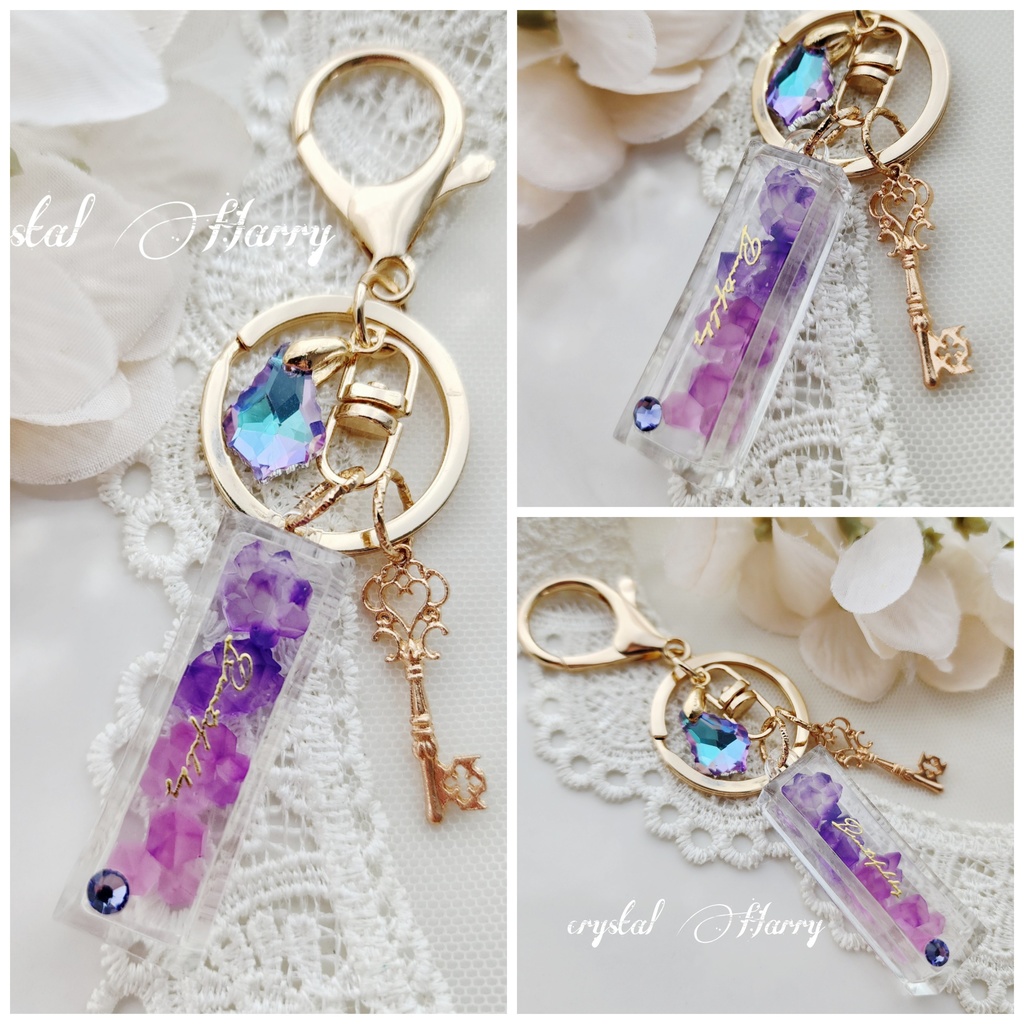 【鉱石琥珀糖の標本箱】~ゴールド各種~