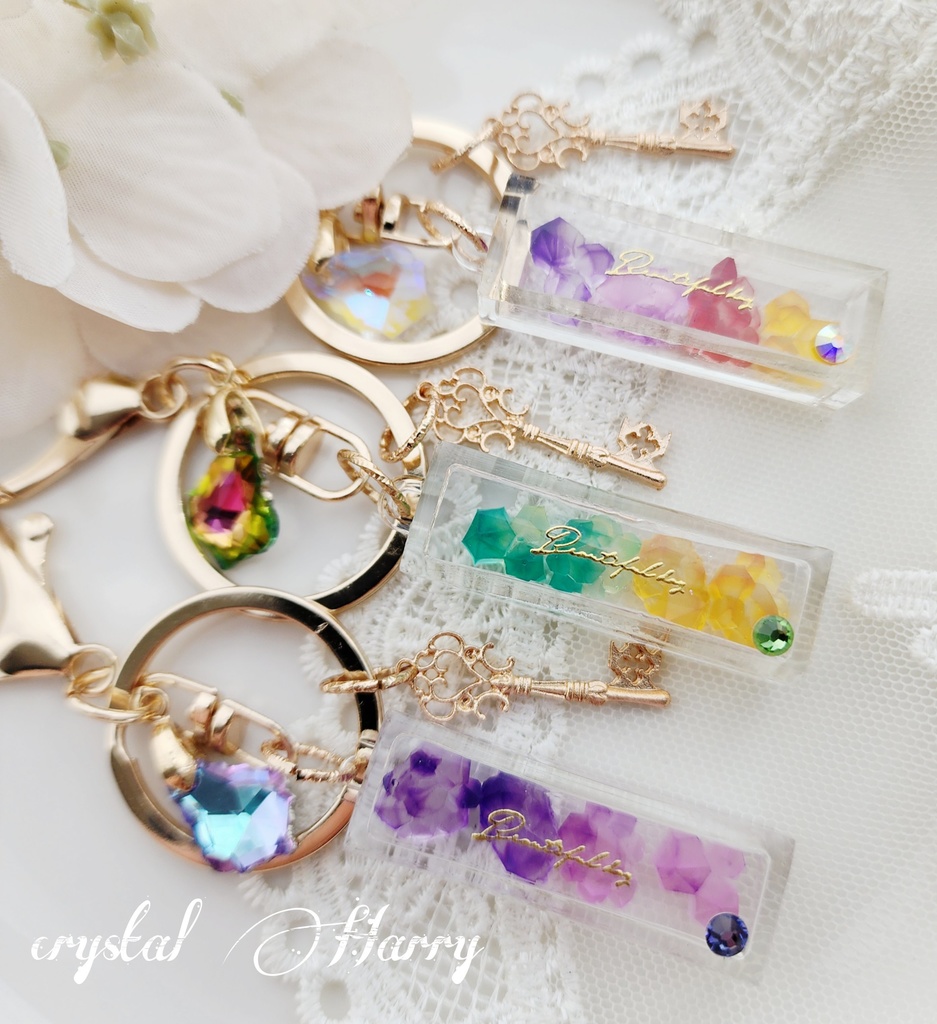 【鉱石琥珀糖の標本箱】~ゴールド各種~