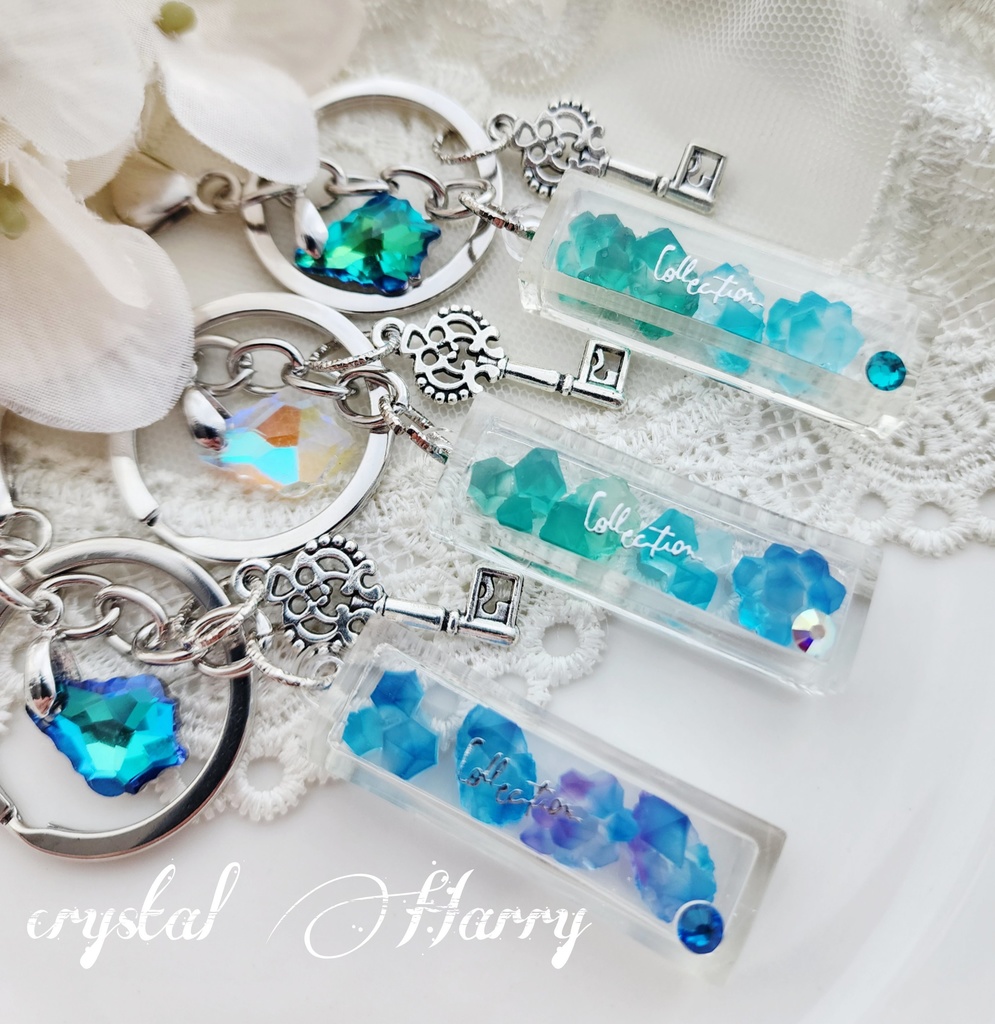 【鉱石琥珀糖の標本箱】~シルバー各種~