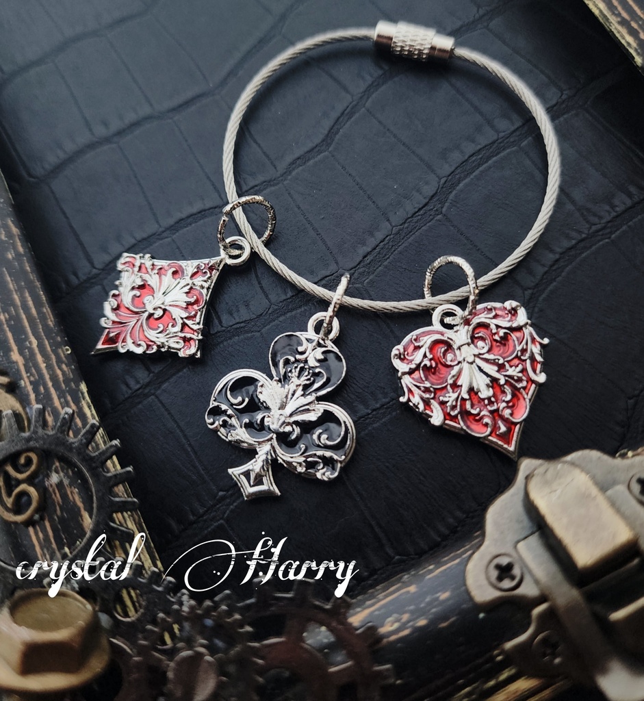 【ブラックジャックのキーリング】