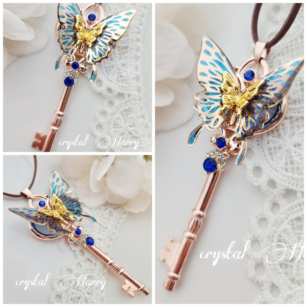 【宝石蝶の魔法鍵】～金蒼～