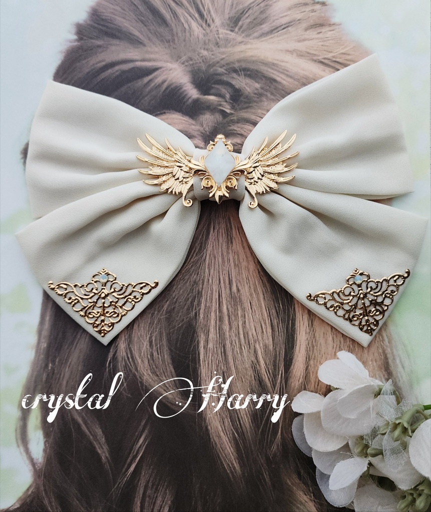 【聖天使の髪飾り】~リボンヘアクリップ~