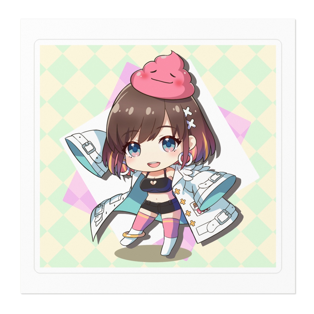 ミニおしりステッカー(3種)