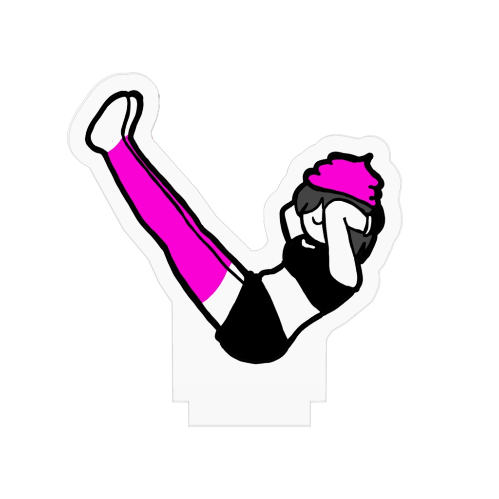 V字おしりアクスタ