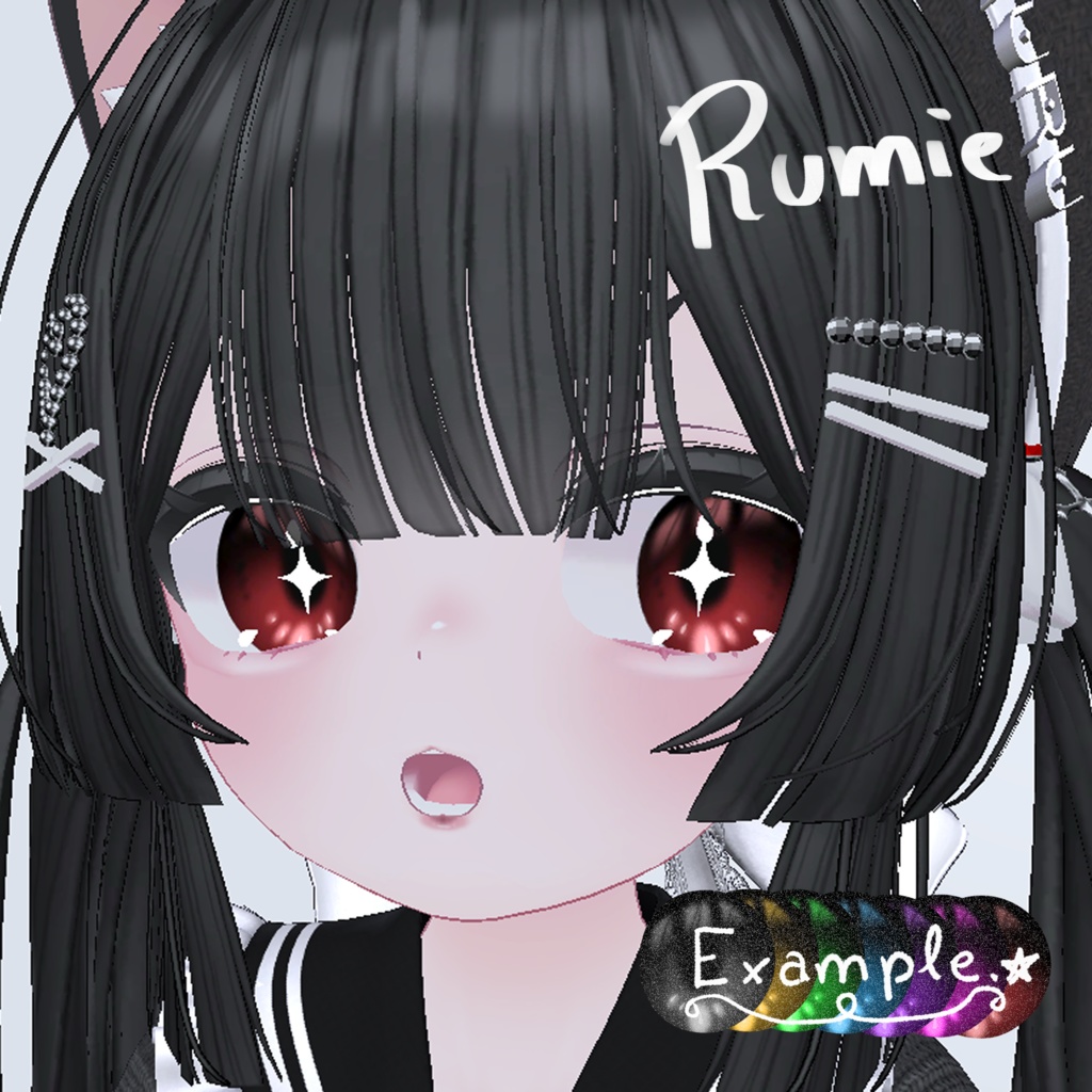 ✡ Gothi╳╳╳ eyes + make up シフォン ✡