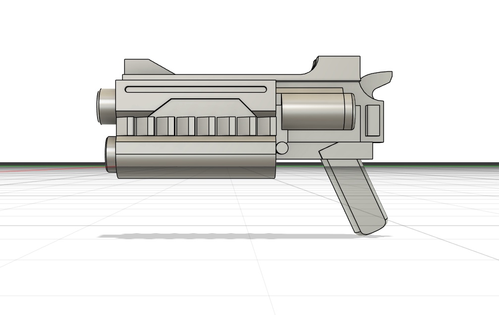 おおよそ3mm軸のハンドガン