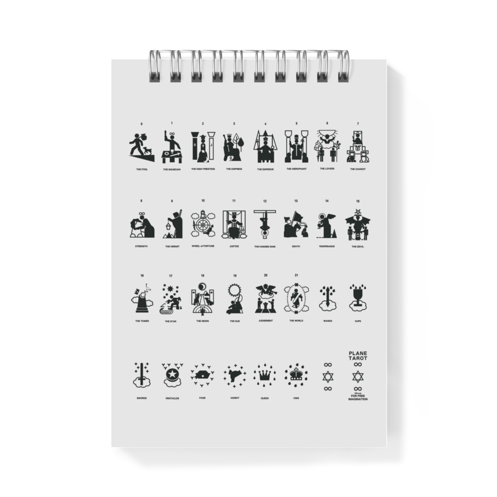「PLANE TAROT」 オリジナルメモ帳