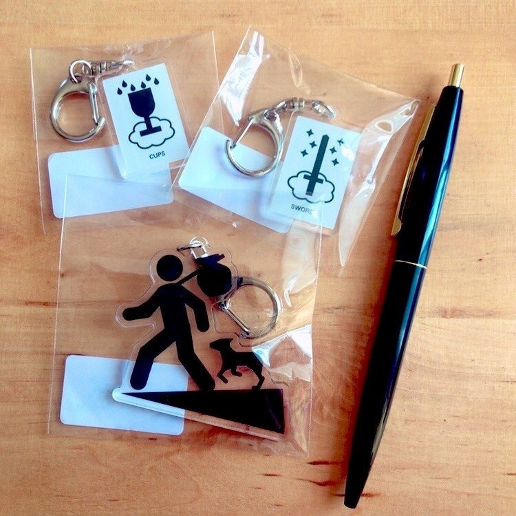 「PLANE TAROT」オリジナルアクリルキーホルダー(大)