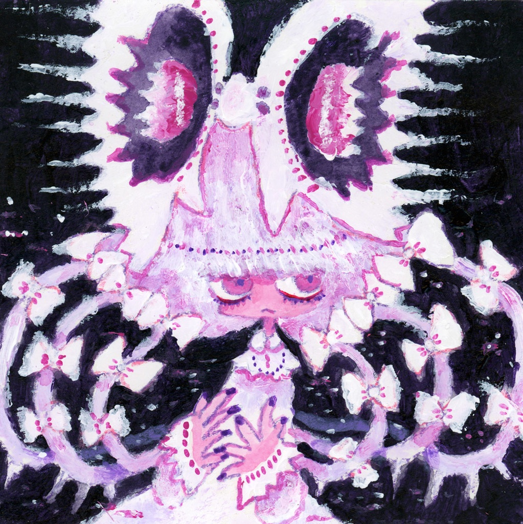 トゲ付き額 & 原画 Frame with thorns & original painting