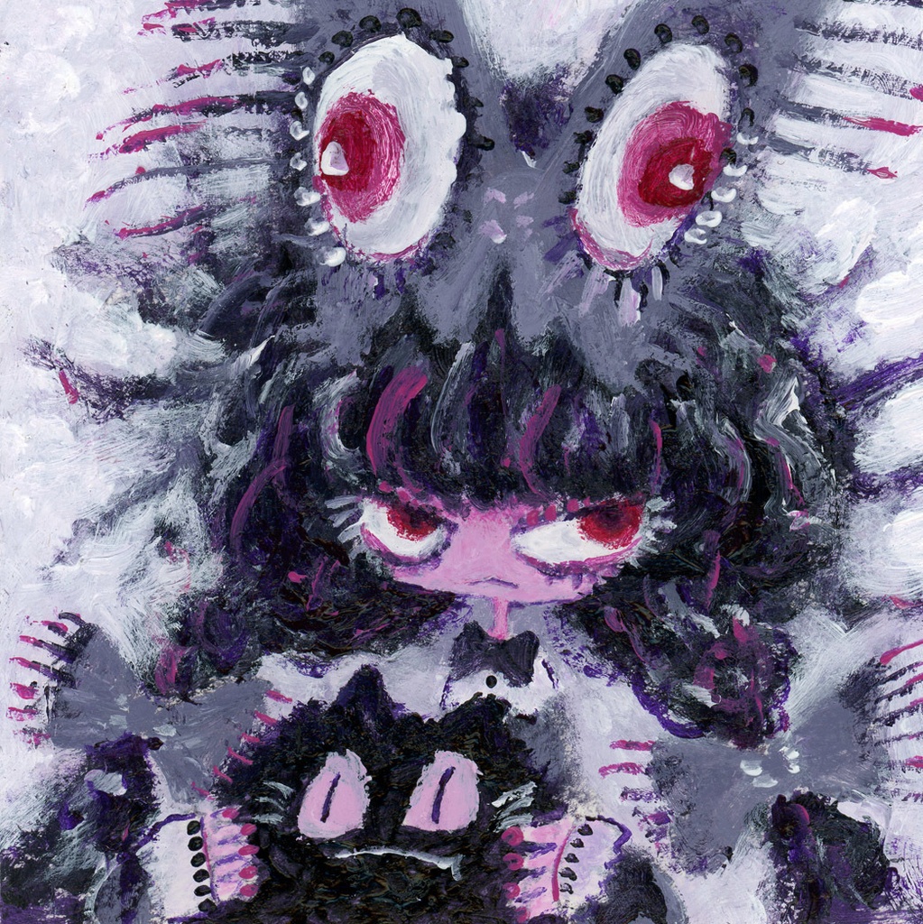 トゲ付き額 & 原画  Frame with thorns & original painting