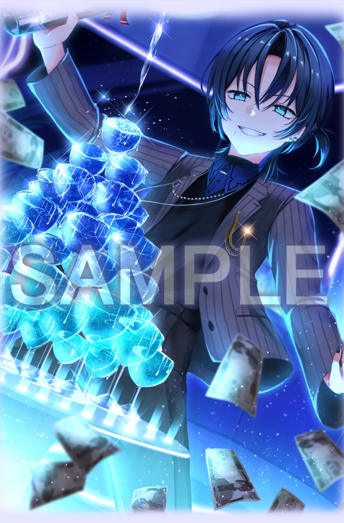 火威青「KING OF BLUE」B2タペストリー