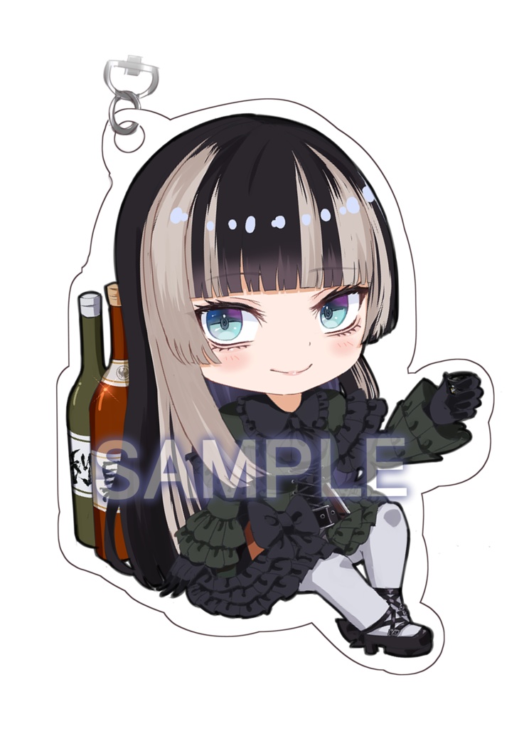儒烏風亭らでん アクリルキーホルダー