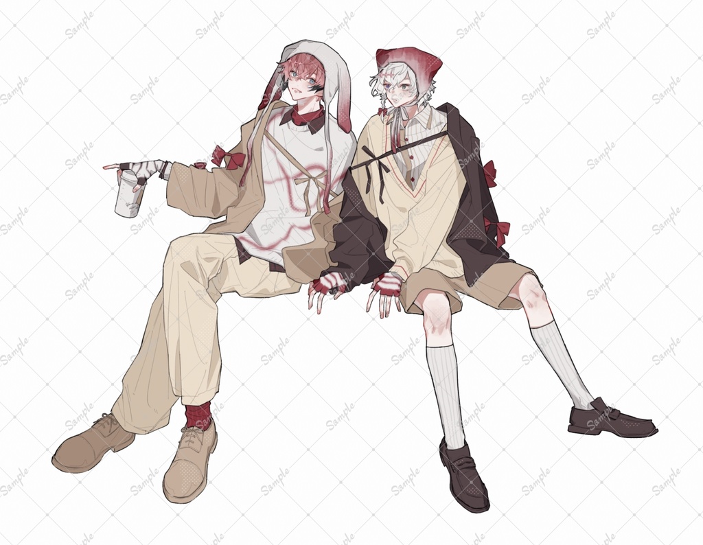 【非公式】🦖🥷アクリルスタンド🍓