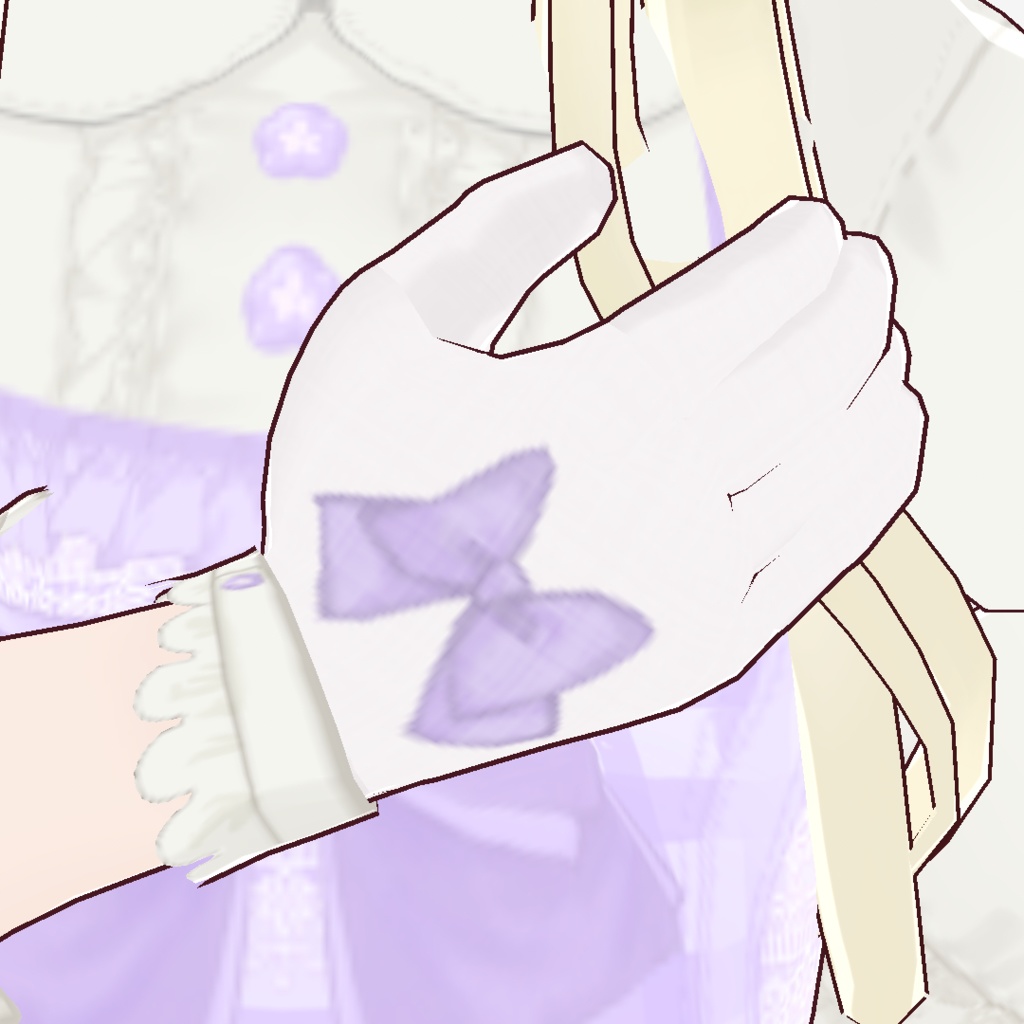 SPRINGシリーズ  ピクニックドレス(パープル)セット