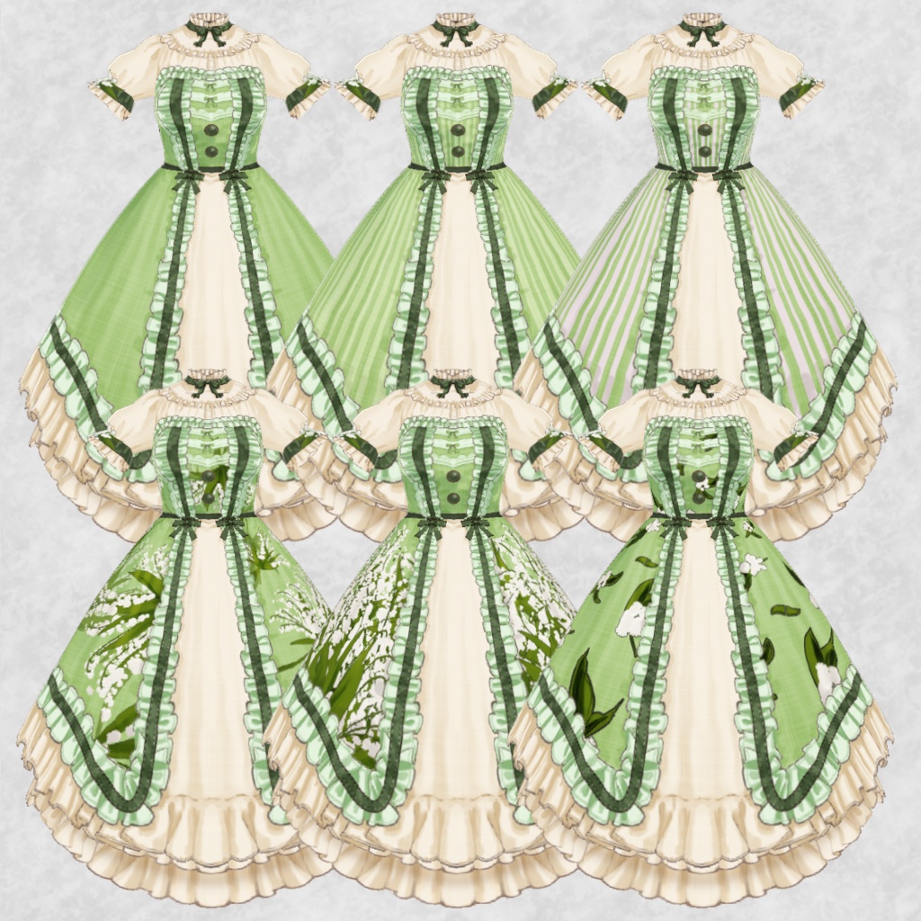 【一種類無料!】スズランドレスセット 【Lunest】-suzurandress