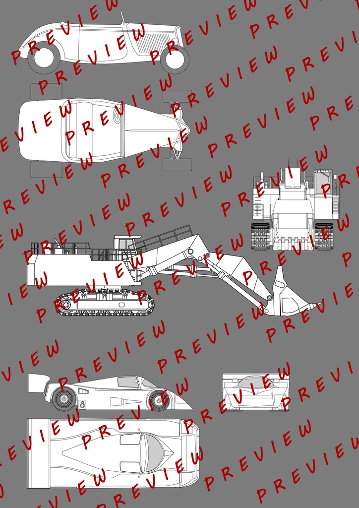 Vehicle Images (various) 車両の素材
