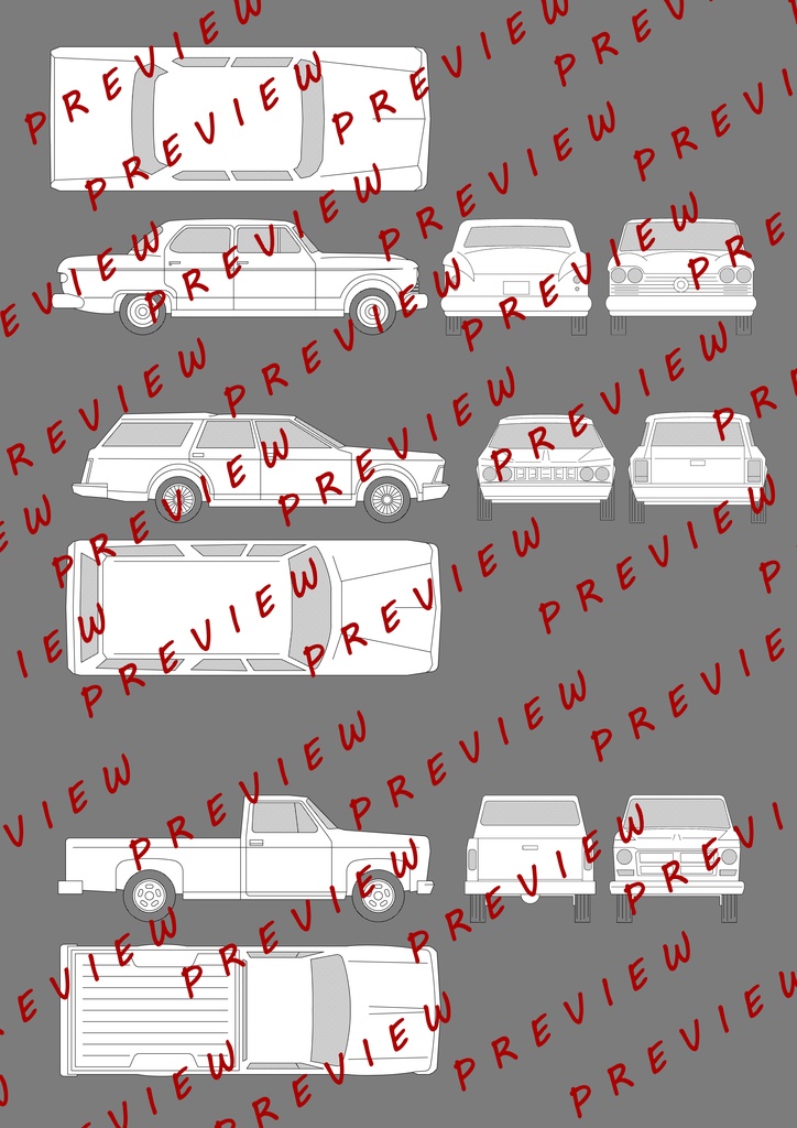 Vehicle Images (various) 車両の素材