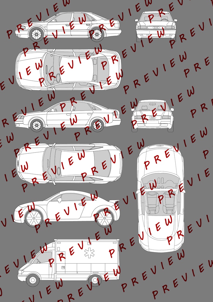 Vehicle Images (various) 車両の素材