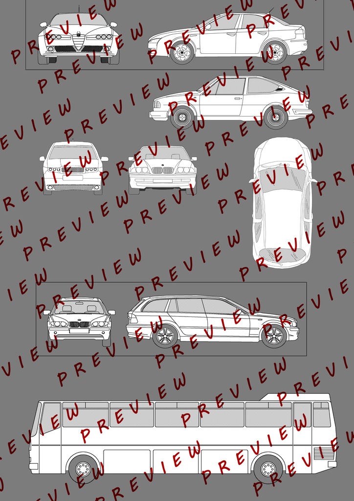 Vehicle Images (various) 車両の素材