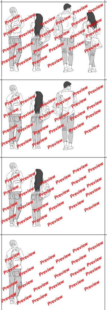 人の素材 (1) People images (1)