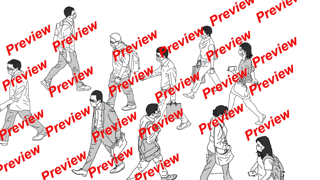 人の素材 (1) People images (1)