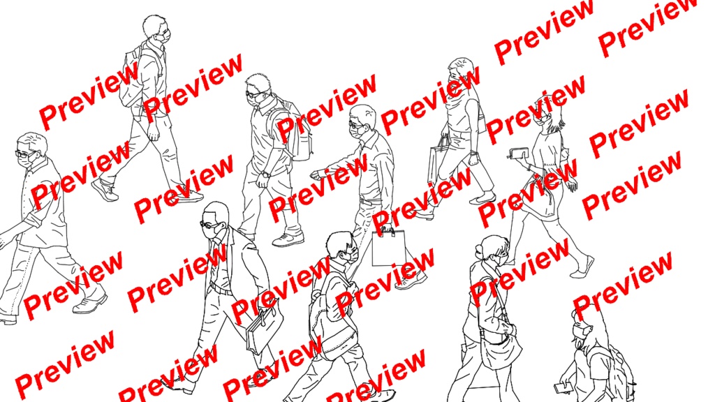 人の素材 (1) People images (1)