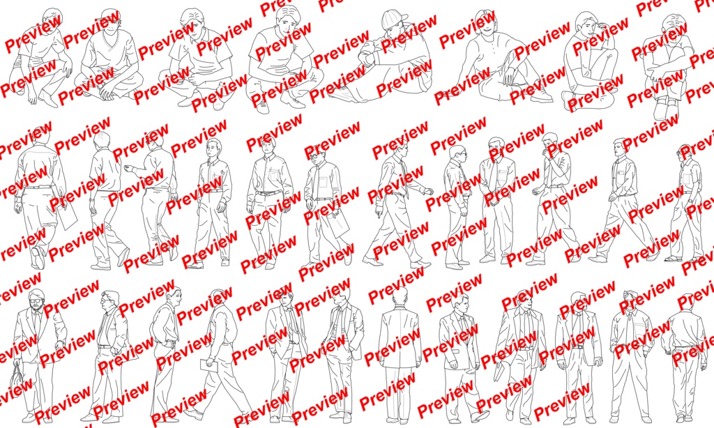 人の素材 (2) People images (2)