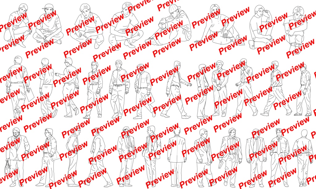 人の素材 (2) People images (2)