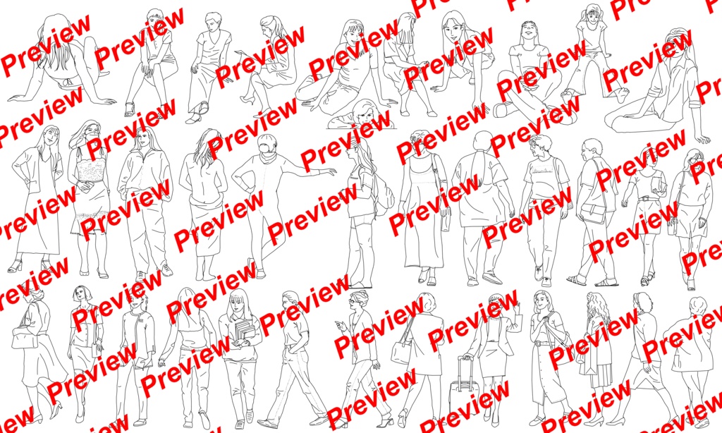 人の素材 (3) People images (3)