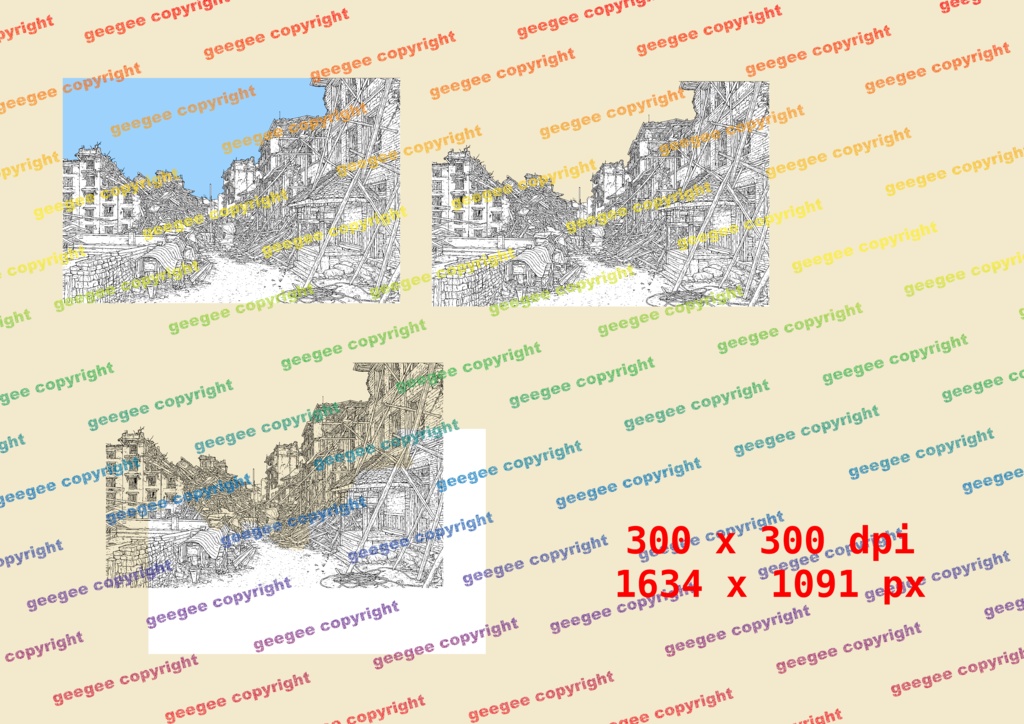 建物 / 廃墟の素材