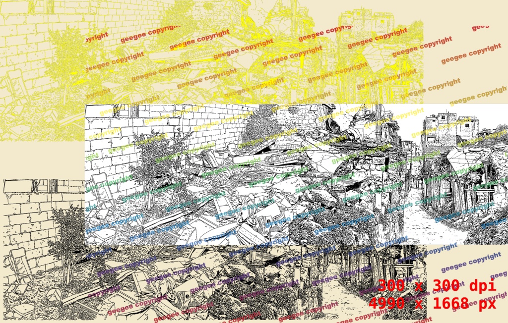 建物 / 廃墟の素材