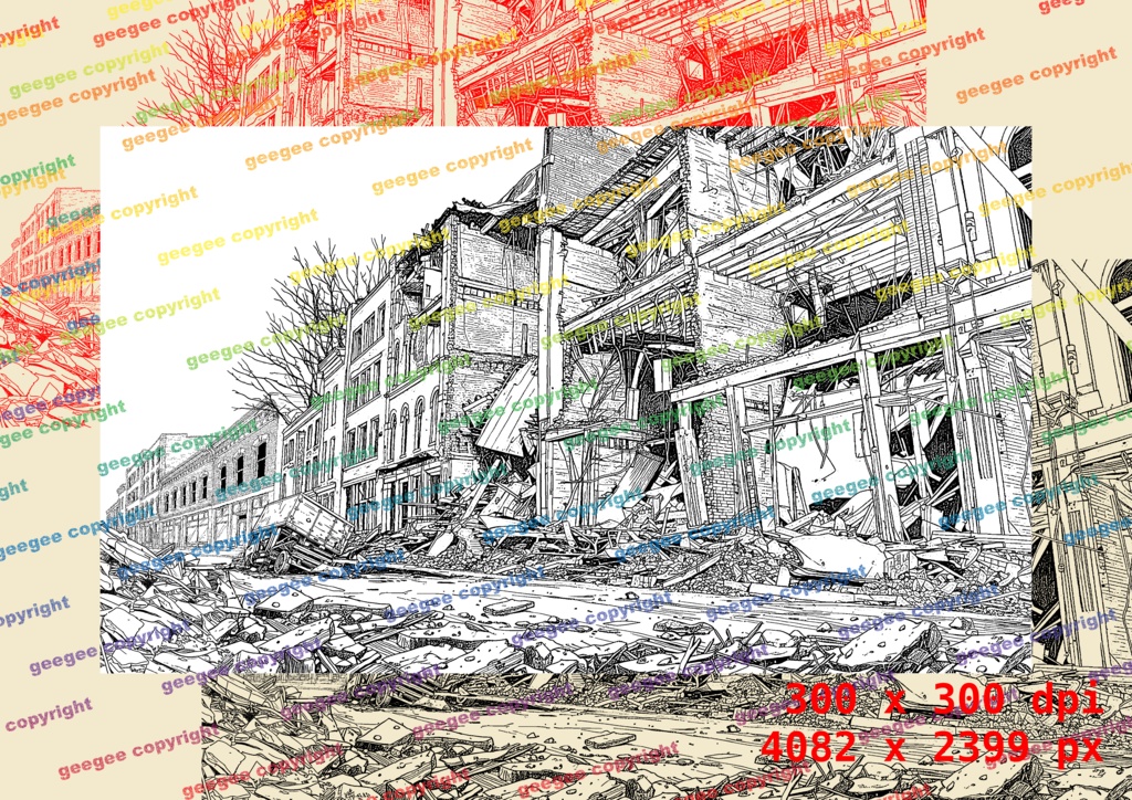 建物 / 廃墟の素材