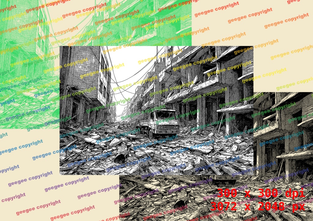 建物 / 廃墟の素材