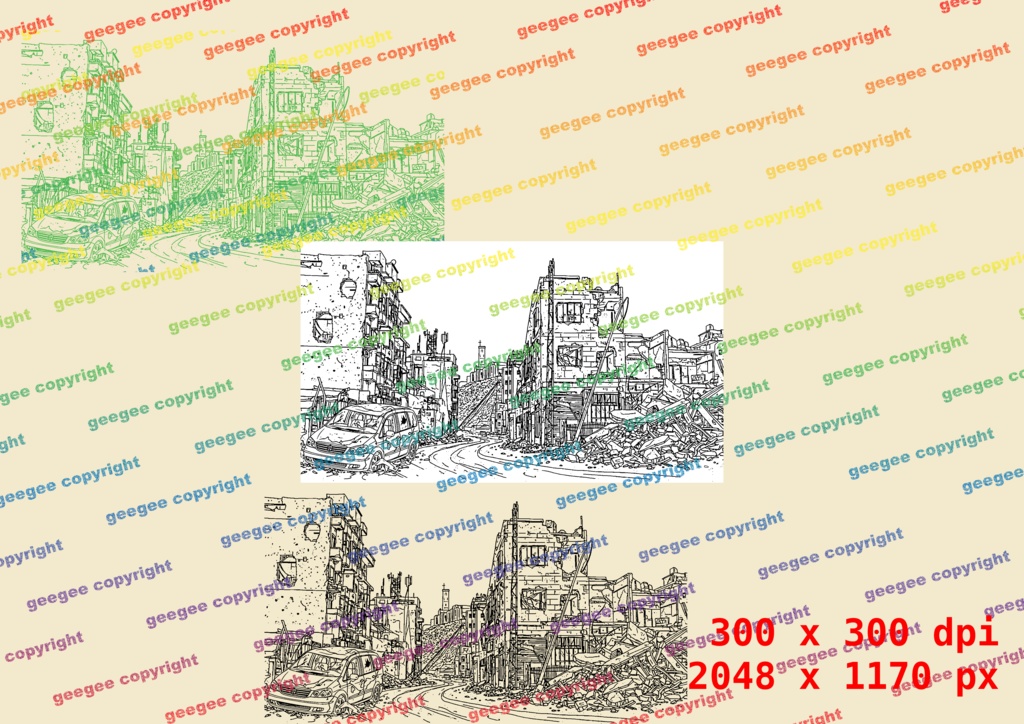 建物 / 廃墟の素材