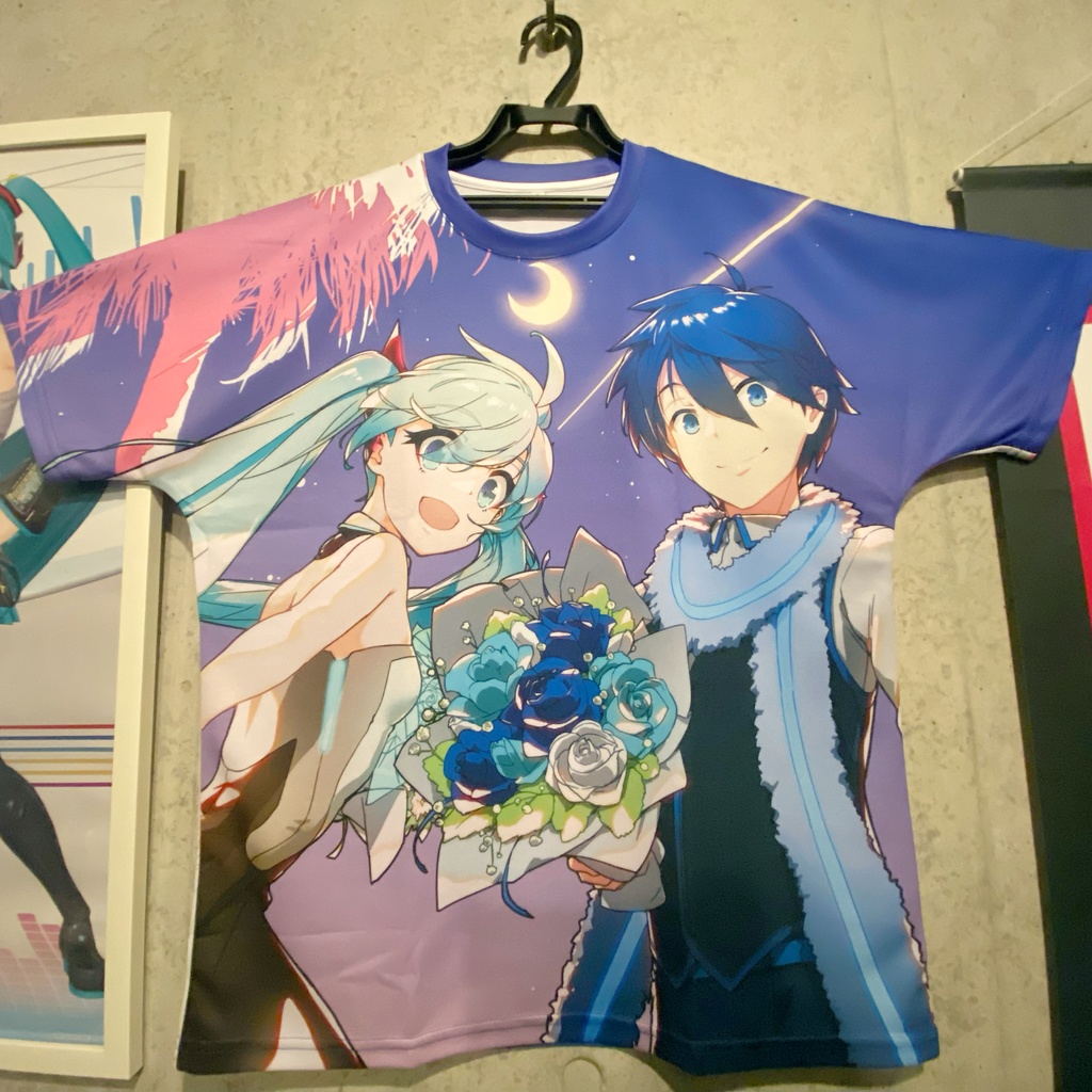 ツナガルミライ 2021 online フルグラフィックTシャツ(ミク・KAITO)