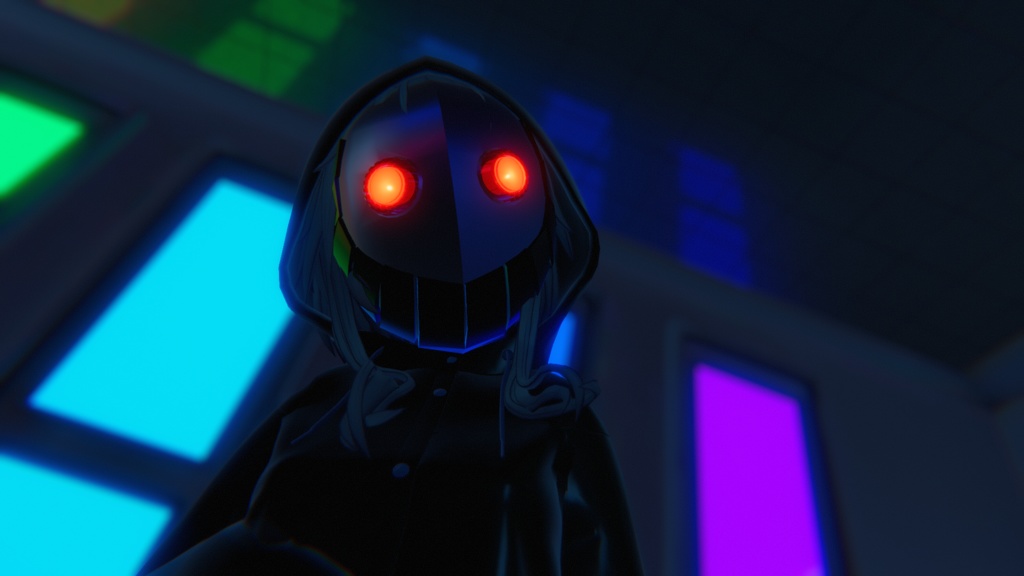 こわーい鬼さんのマスク【VRChat想定】