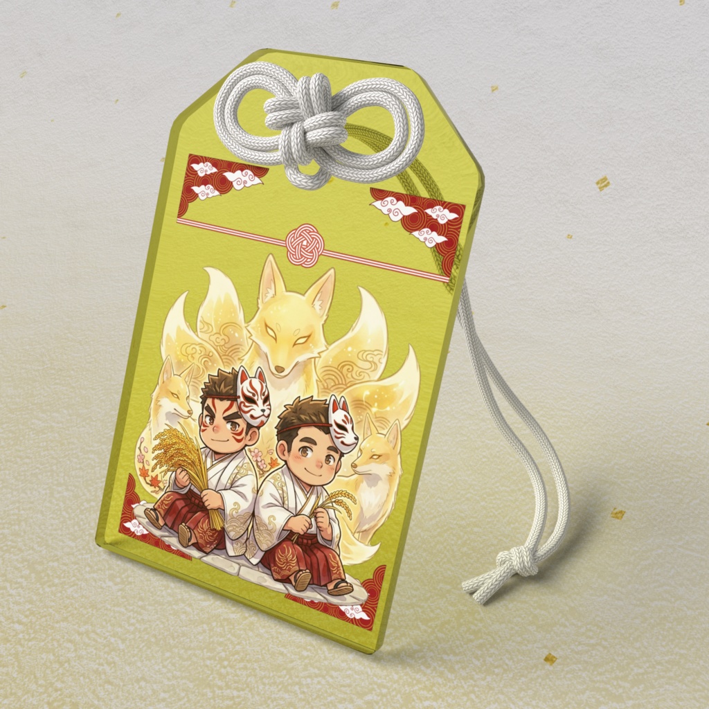 アクリル御守　現代風神様〜宇迦之御魂神〜