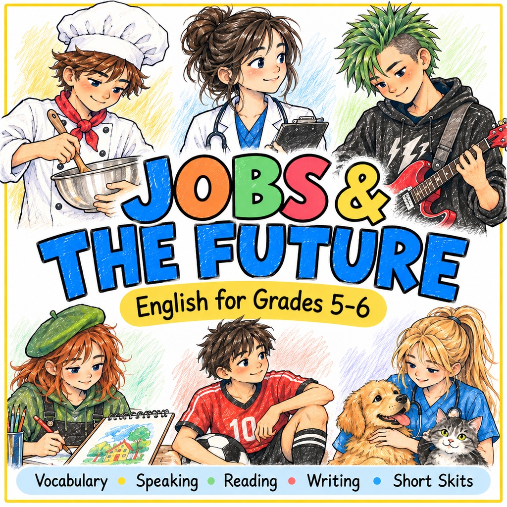 小学生英語教材｜職業・将来の夢｜Jobs & the Future